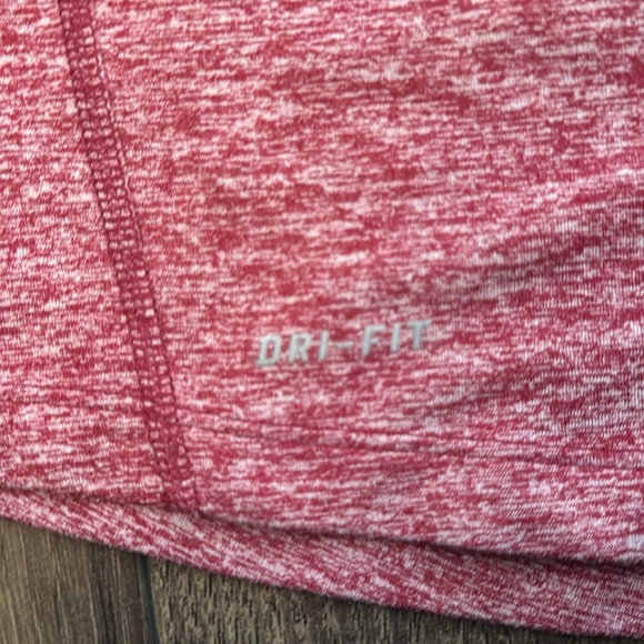 Nike Dri-fit Women’s Heathered Red FSU Quarter-Zip Top size M - Picture 3 of 4